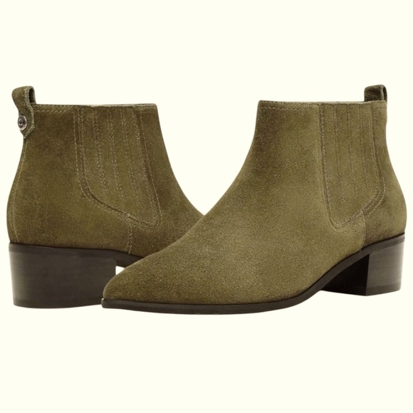 🌹NYDJ GILLIANCS  MOSS CALF SUEDE BOOTS - Picture 1 of 8